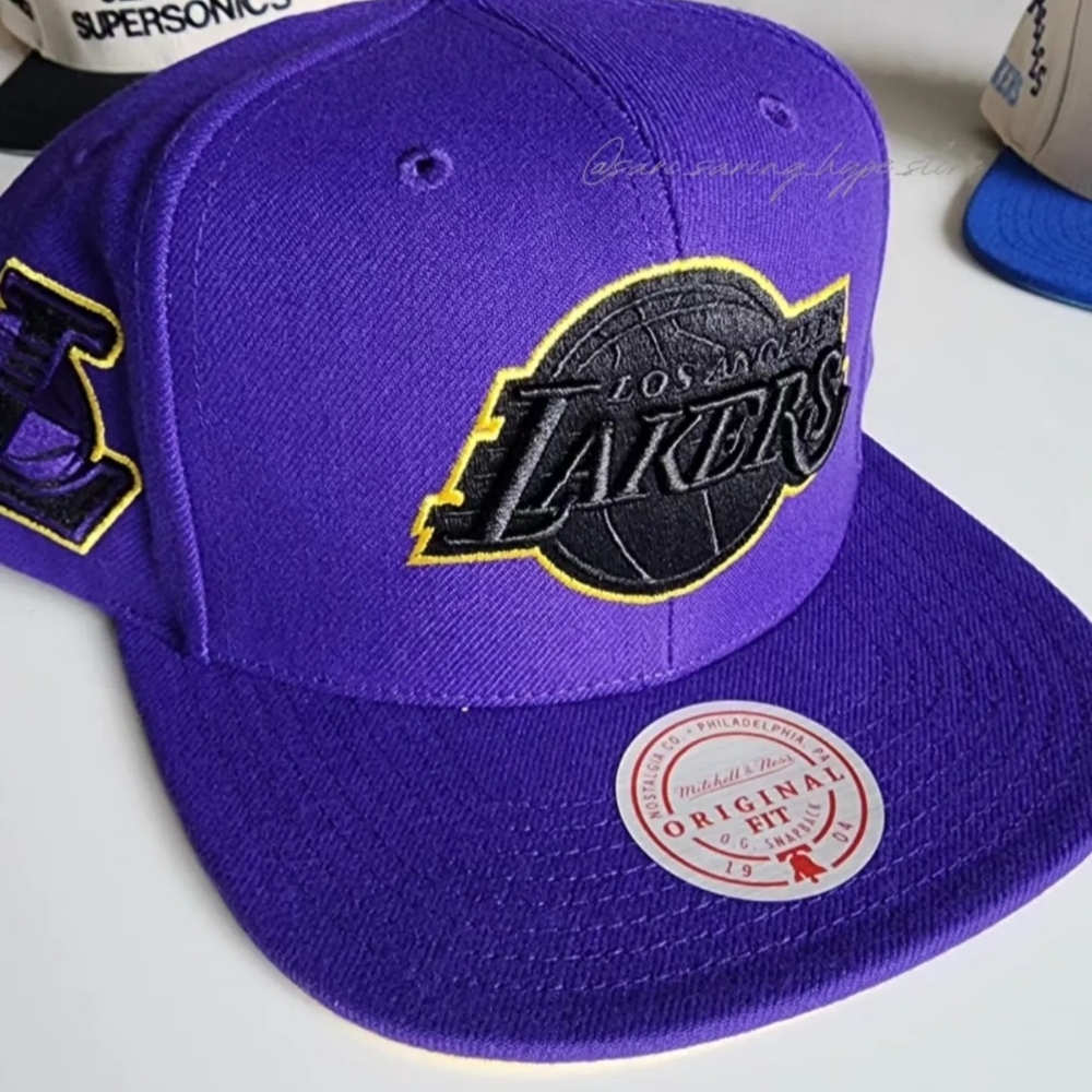 Mitchell and Ness NBA Collection Los Angeles Lakers 9FIFTY Snapback Hat